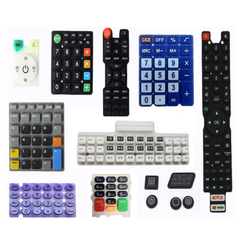 Silicone buttons
