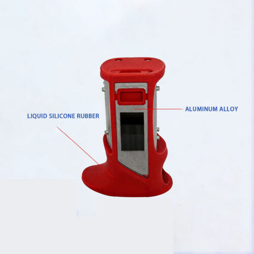Silicone-coated aluminum alloy