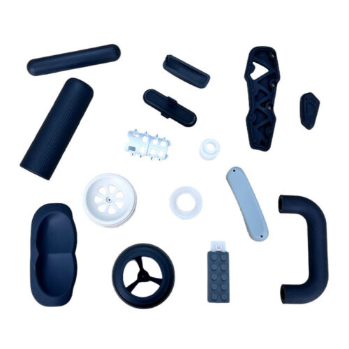 Silicone-coated components