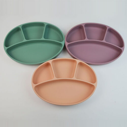Children's Silicone Dinner Plates