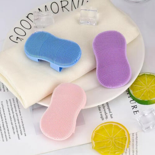Silicone facial brush