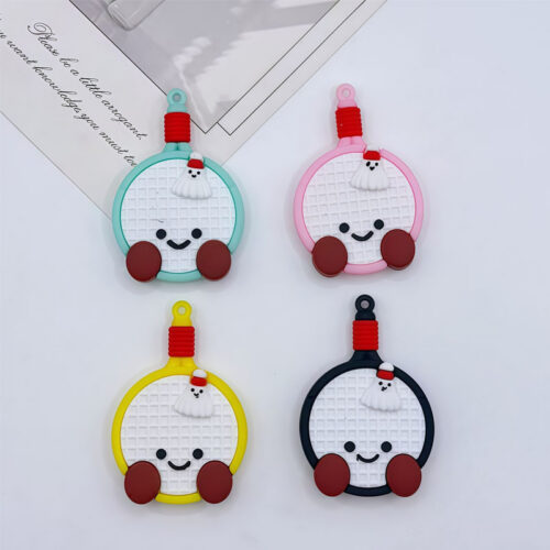 Badminton Racket Keychain