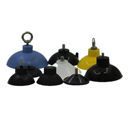 Rubber-mounted suction cup